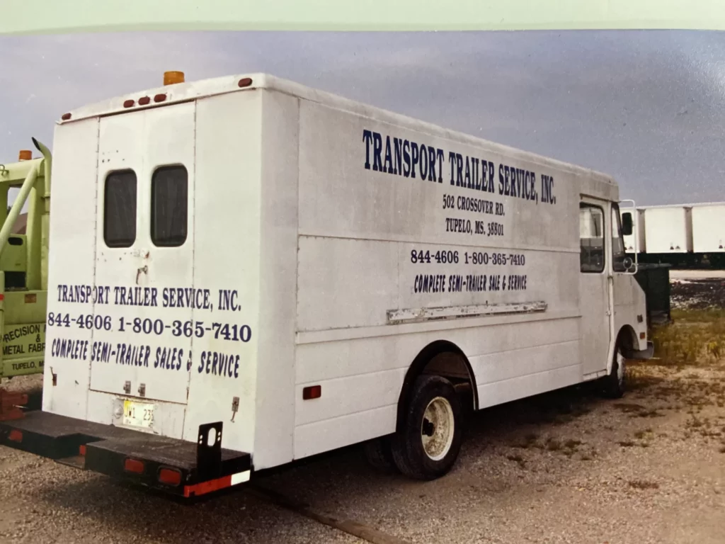 Larry Michael's original Transport Trailer Services truck