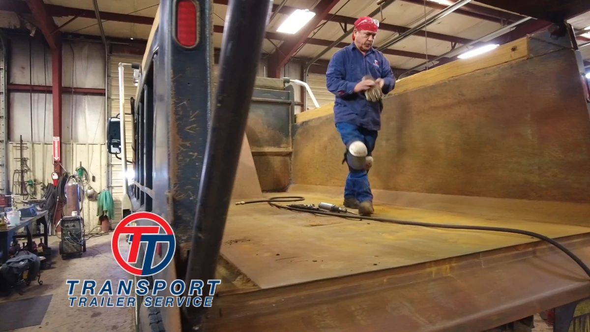 How to install a Bedliner in Semi Trailers
